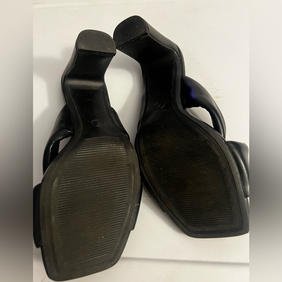 A New Day Black Crisscross Mules - Picture 3 of 5
